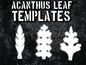 Acanthus Leaves Template (Digital Download)