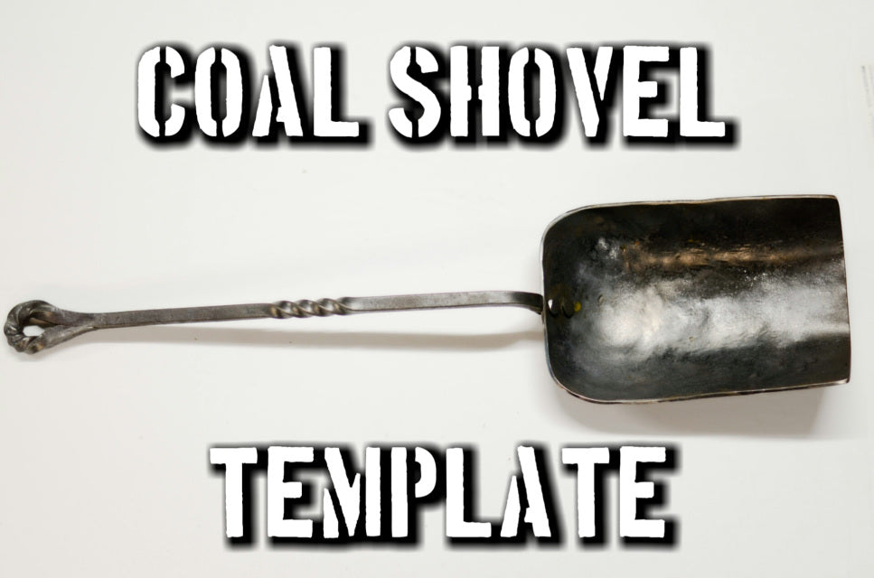 Coal Shovel Template DIGITAL DOWNLOAD