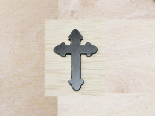 Fleur De Lis Cross Keychain Blank