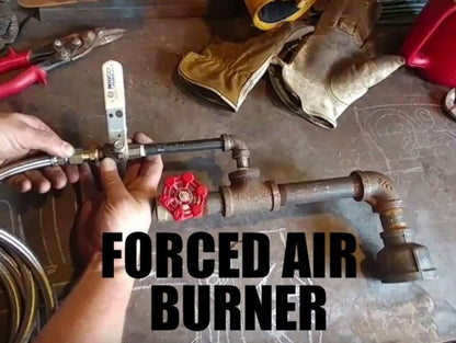 Forced Air Gas Forge Burner MATERIALS LIST (Digital Download)