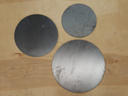 Skillet Blank in 10 Gauge (Multiple Sizes Available)