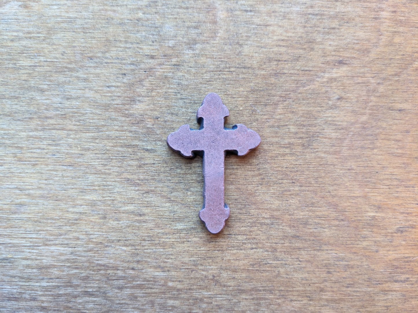 Fleur de Lis Cross Pendant Blank