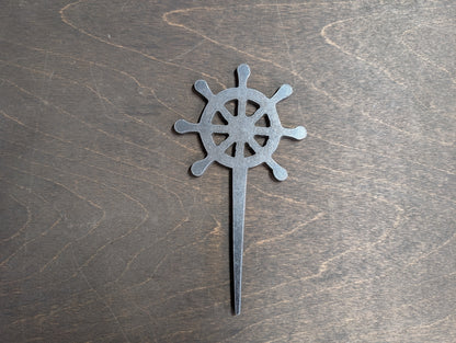 Ship's Wheel Hook Blank