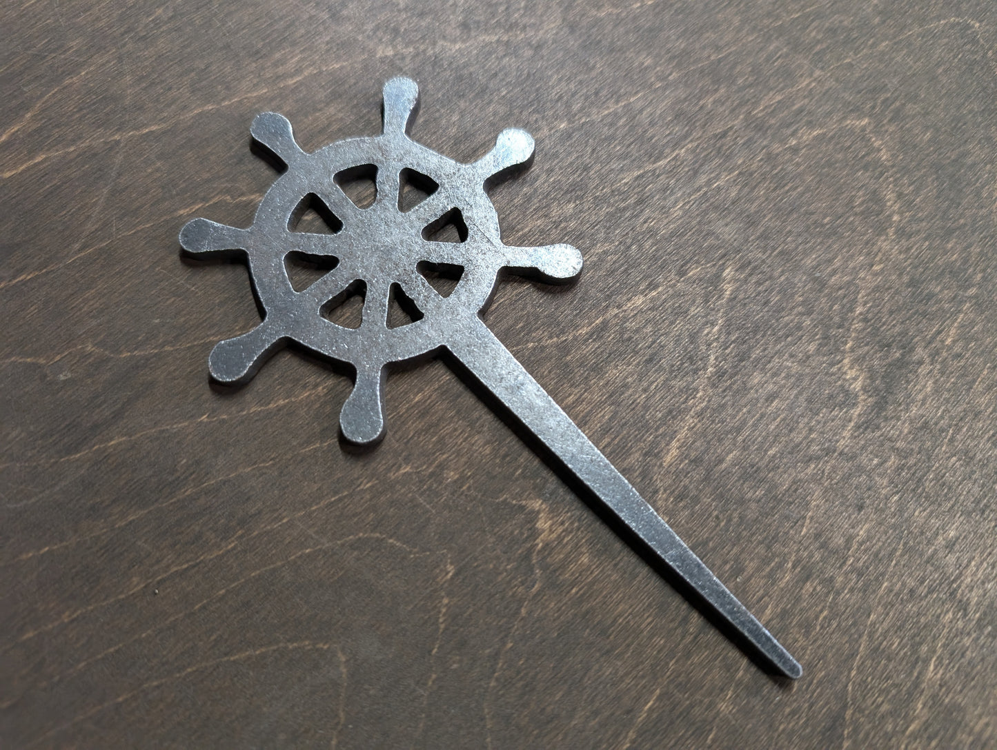 Ship's Wheel Hook Blank