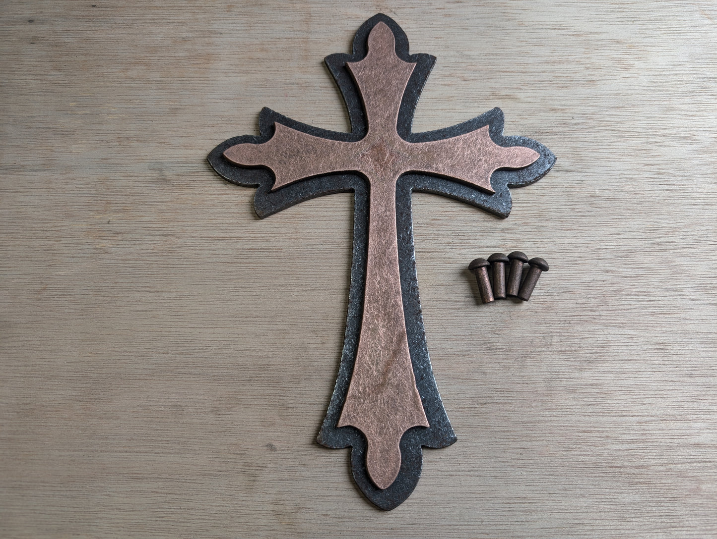 Copper & Steel Fancy Cross Layered Kit (10 gauge)