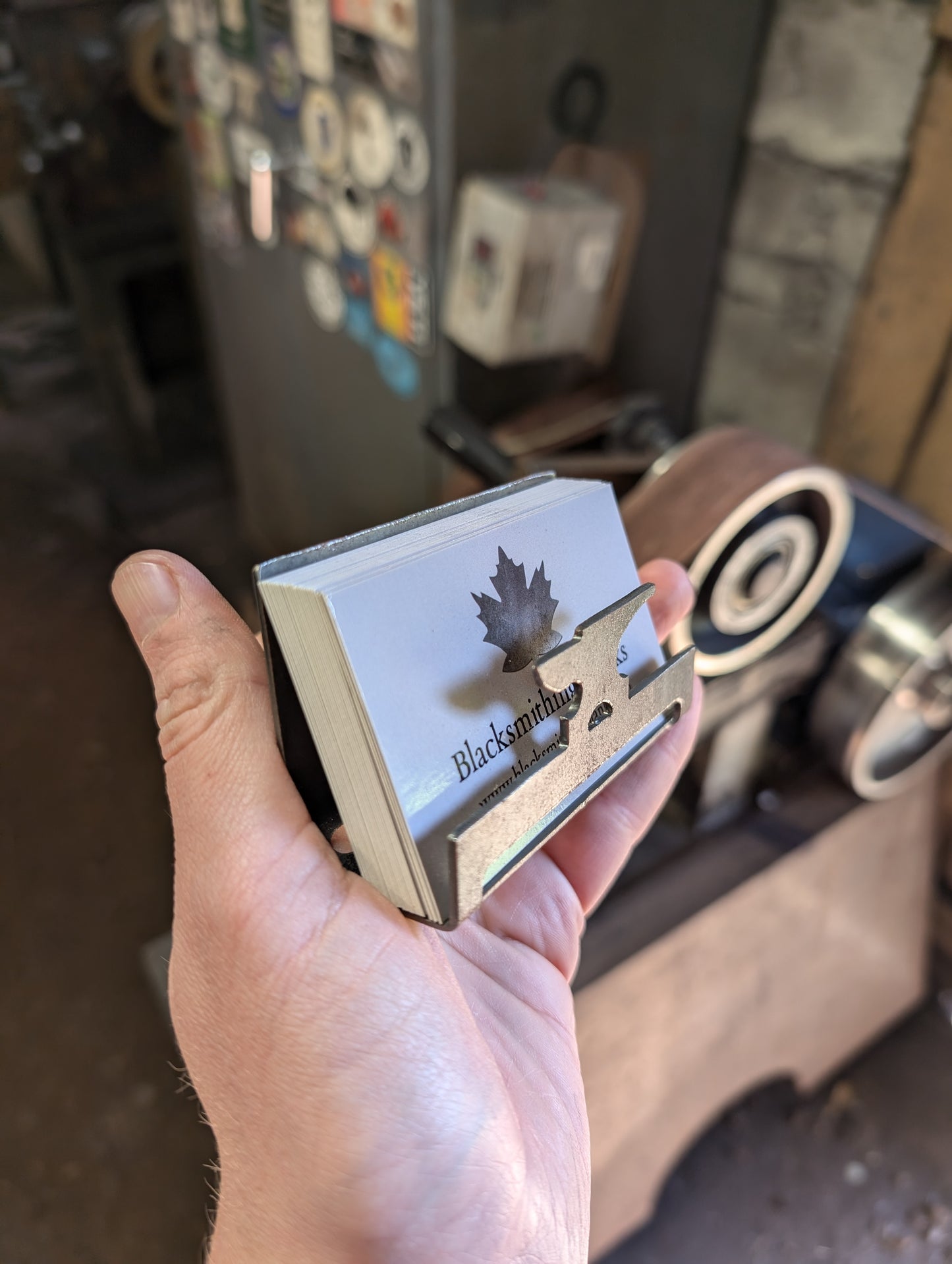 Anvil Business Card Holder