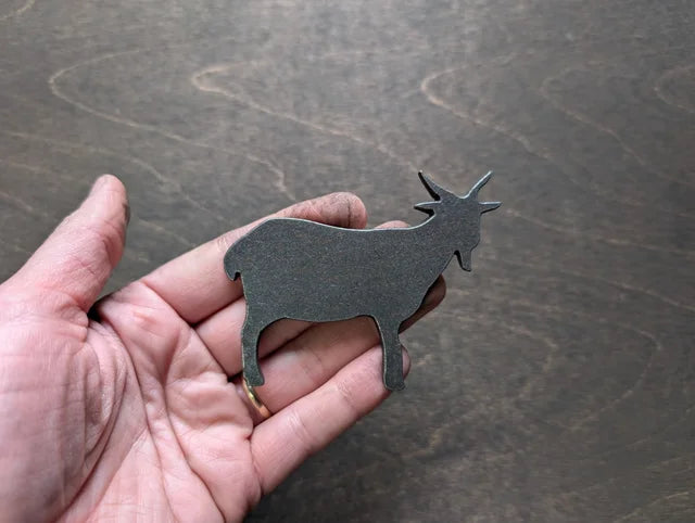 Buck Goat Ornament Blank