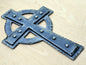 Metal Cross Wall Art // Cross Wall Decor // Iron Cross Wall Decor // Blacksmith Made Hand Forged Cross