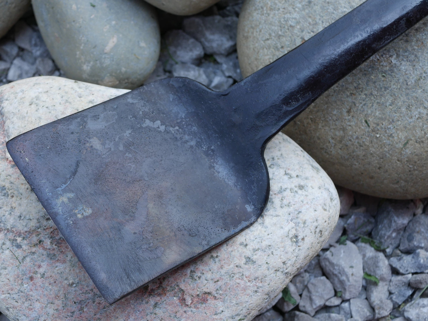 Hand Forged Steel Ladle and Spatula Set * Blacksmith Made Utensil Set * Hand Forged Kitchen Utensils *  BBQ Spoon and Spatula