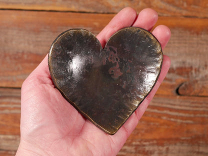 Metal Heart Bowl * Hammered  Metal Bowl * Steel Anniversary Gift * 11 Year Anniversary Gift for Men * 11 Anniversary Gift For Women * Forged