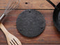 Hammered Trivet * Hand Forged Metal Trivet for Hot Dishes * Black Trivet for Hot Pan * Trivet with Feet * Hot Plate Holder * Iron Pot Stand