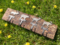 Woodland Animals Wall Coat Rack *Primitive Metal Coat Rack * Blacksmith Made Hand Forged * Gift for Dad * Gift For Him