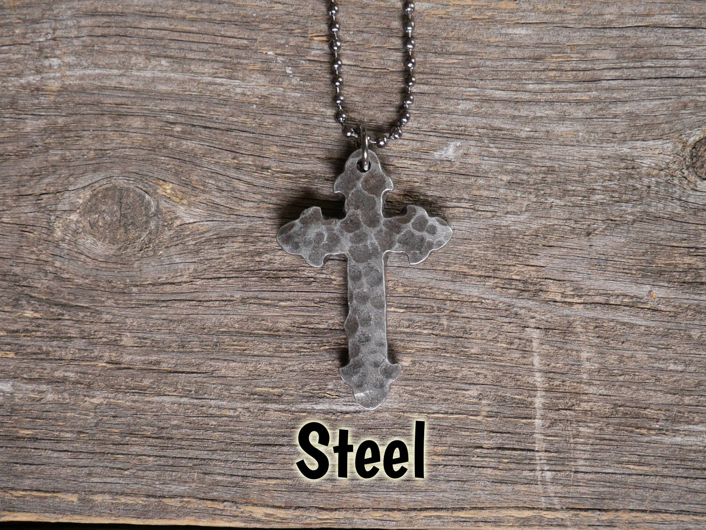 Hand Forged Copper Cross * Hammered Cross Pendant * Christian Gift for Men or Women * Forged Cross Necklace * Handmade Copper Necklace