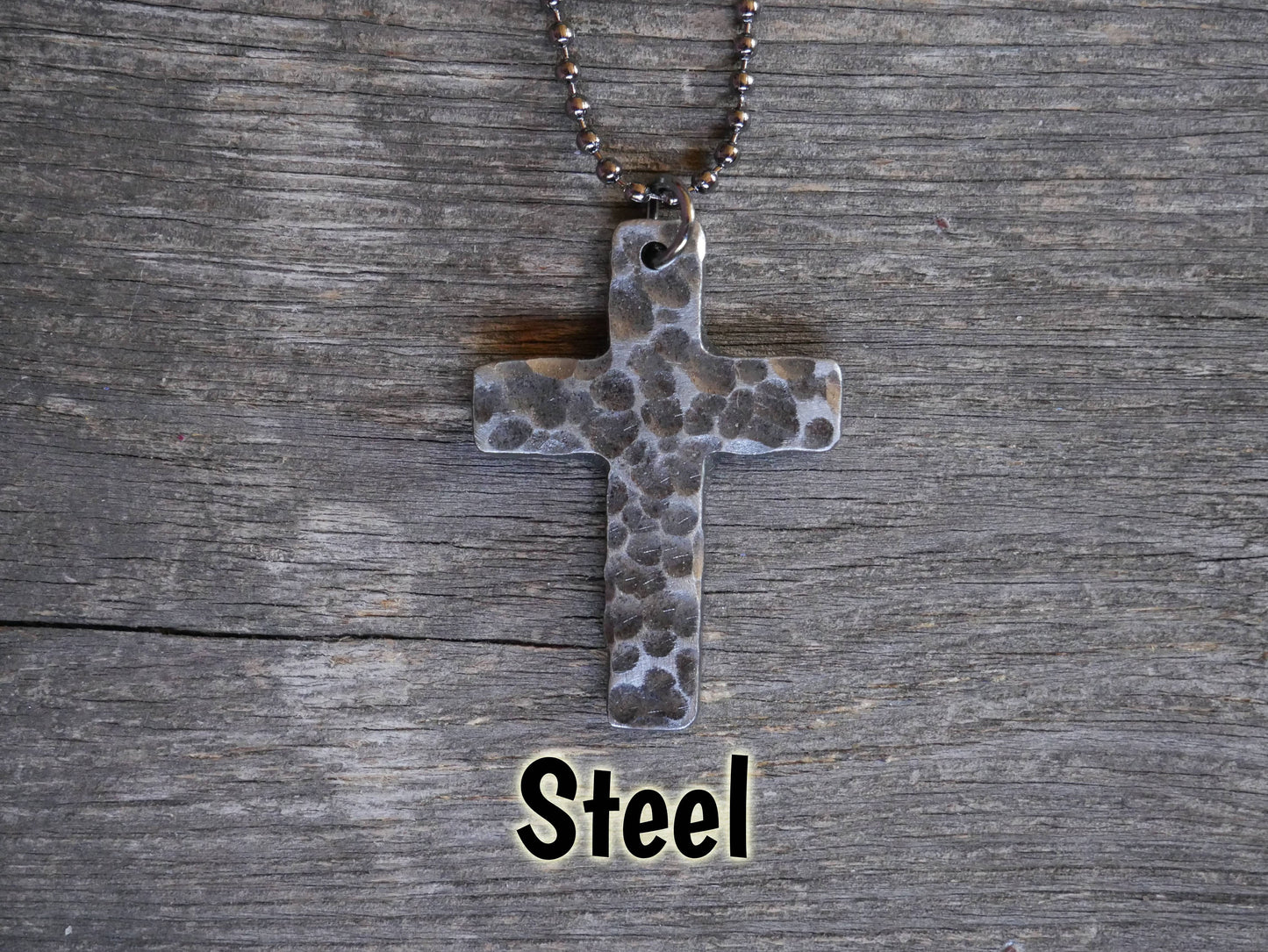 Hand Forged Copper Cross * Hammered Cross Pendant * Christian Gift for Men or Women * Forged Cross Necklace * Handmade Copper Necklace