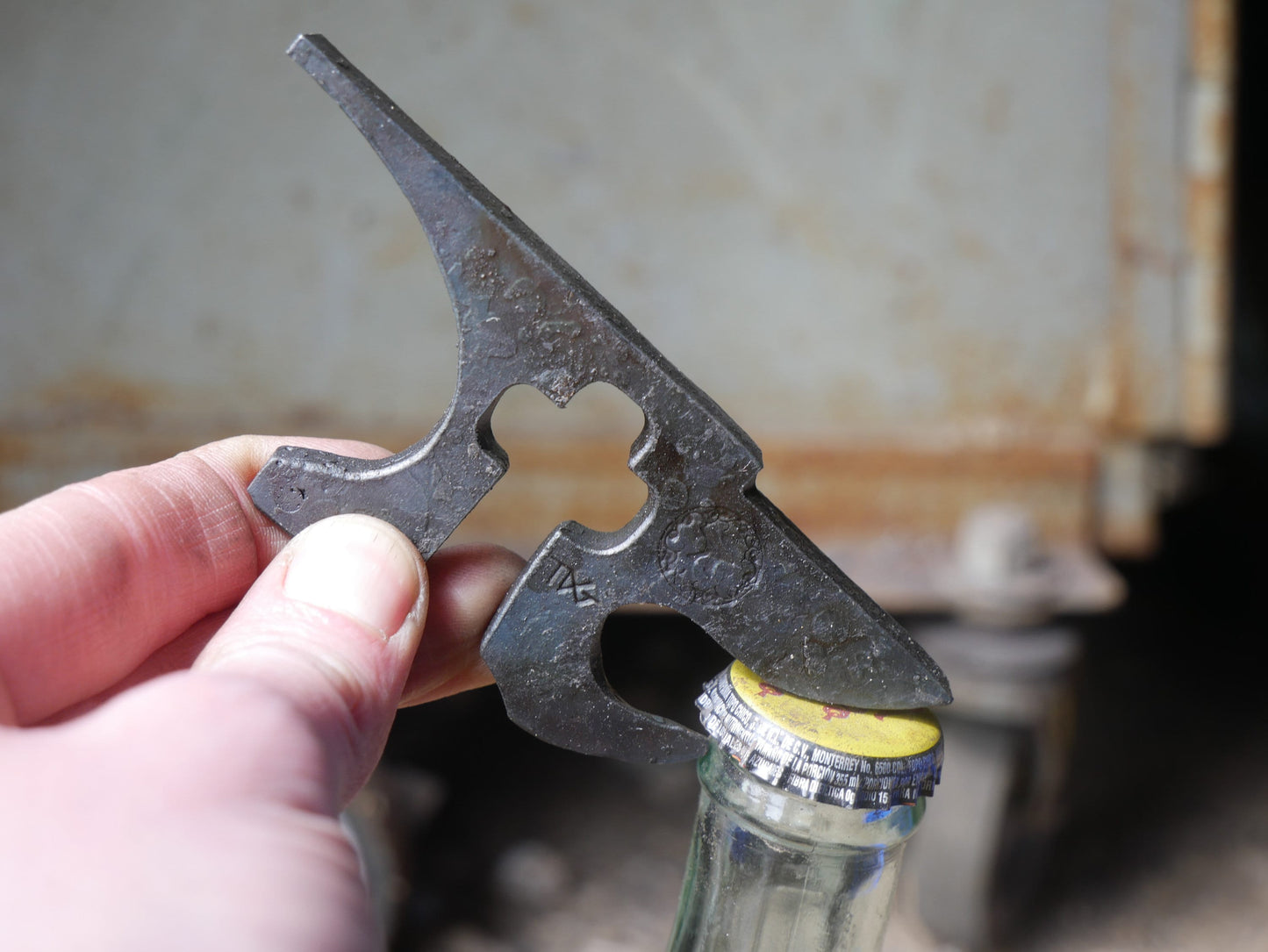 Hand Forged Bottle Opener * Anvil Bottle Opener * Christian Gift * Gift for Him * Cross Bottle Opener * Blacksmith Gift * Hand Forged Gift