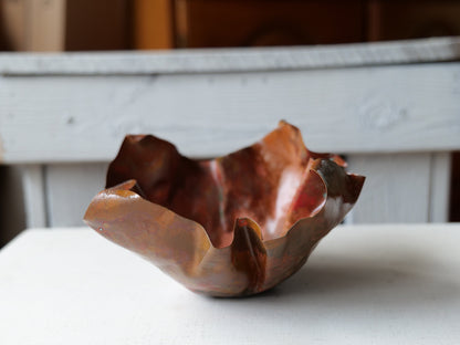 Hammered Copper Bowl * Copper Home Decor* Anniversary Copper Gift * 7th Anniversary Gift * for Her * Copper Decor for Him