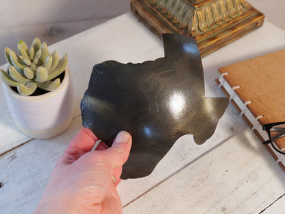 Hand Forged 6" Texas Trinket Dish * TX Decor * Texas Gifts * TX Bowl * The Lonestar State Gifts * TX Gifts for Her Him