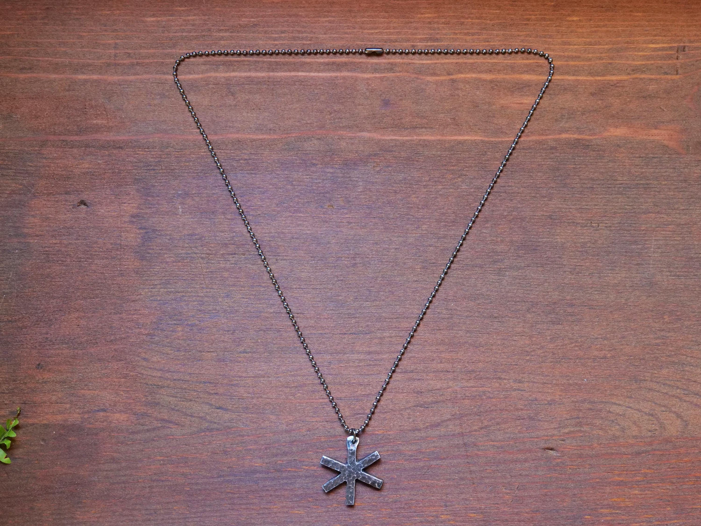 Snowflake Necklace * Winter Pendant * Christmas Necklaces for Women * Holiday Pendant * Steel Asterisk Necklace