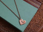 Heart Necklace with Name * Personalized Heart Necklace * Heart Necklace with Initial * Customized Heart Necklace for Women