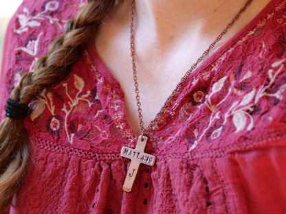 Fishers of Men Jewelry * Matthew 4:19 Necklace * Fishers of Men Necklace * Bible Verse Gifts * Christian Cross Jewelry for Men for Women