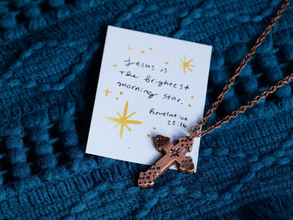 Bright Morning Star Necklace* Revelation 22:16 Jewelry * Names of Jesus Pendant * Bible Verse Gifts * Christian Jewelry for Men for Women