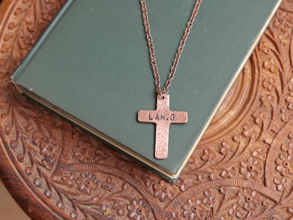 Lamentations 3 Necklace * Salvation Necklace * Bible Verse Gifts * Christian Cross Jewelry for Men for Women * Bible Verse Necklace