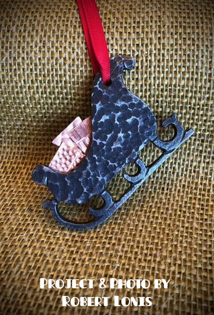 Sleigh Ornament Blank